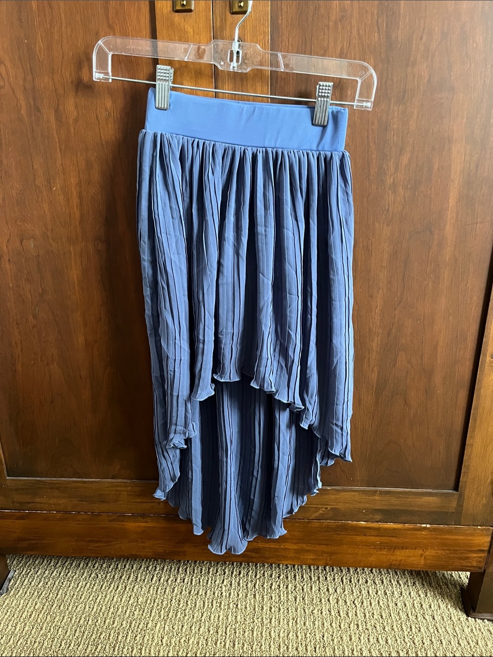Weismman dance competition costume Pleated Skirt with brief attached